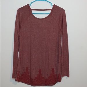 Red Long Sleeve Shirt 🐙